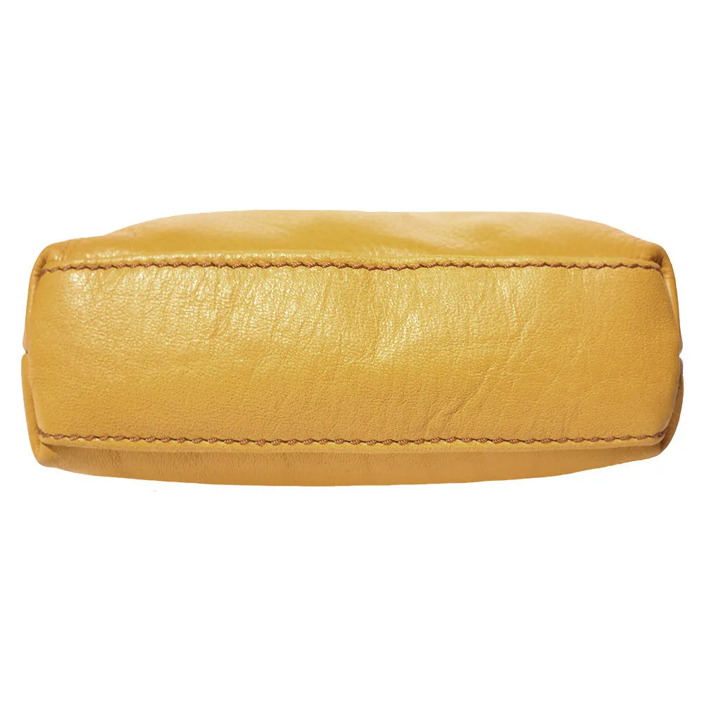 Mia GM leather unisex cross body bag
