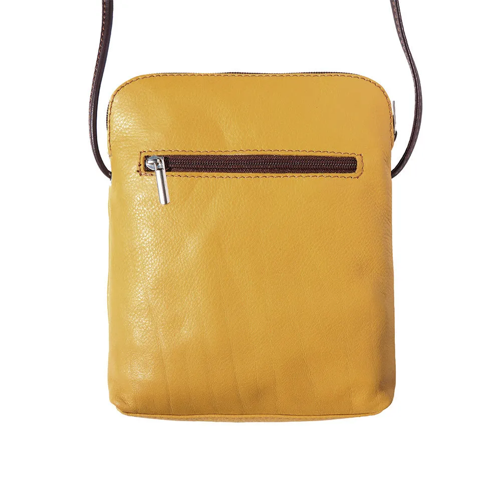 Mia GM leather unisex cross body bag