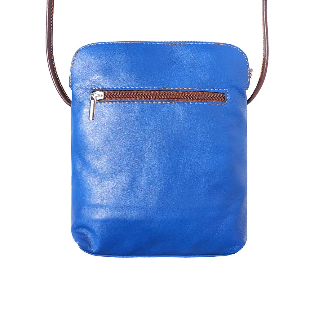 Mia GM leather unisex cross body bag