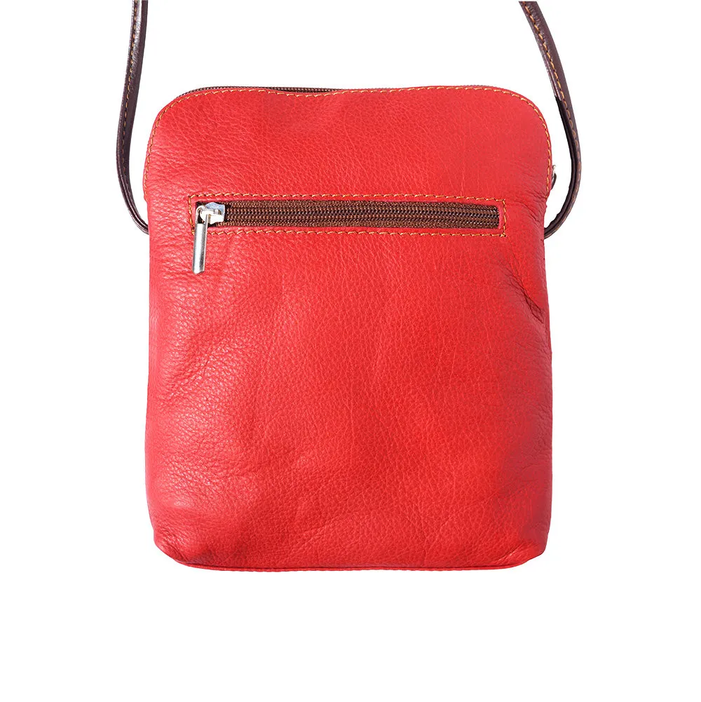 Mia GM leather unisex cross body bag