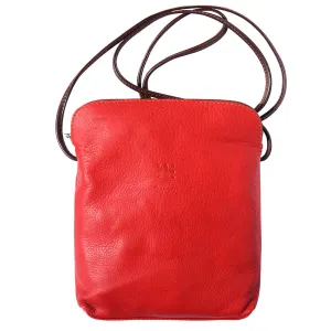 Mia GM leather unisex cross body bag