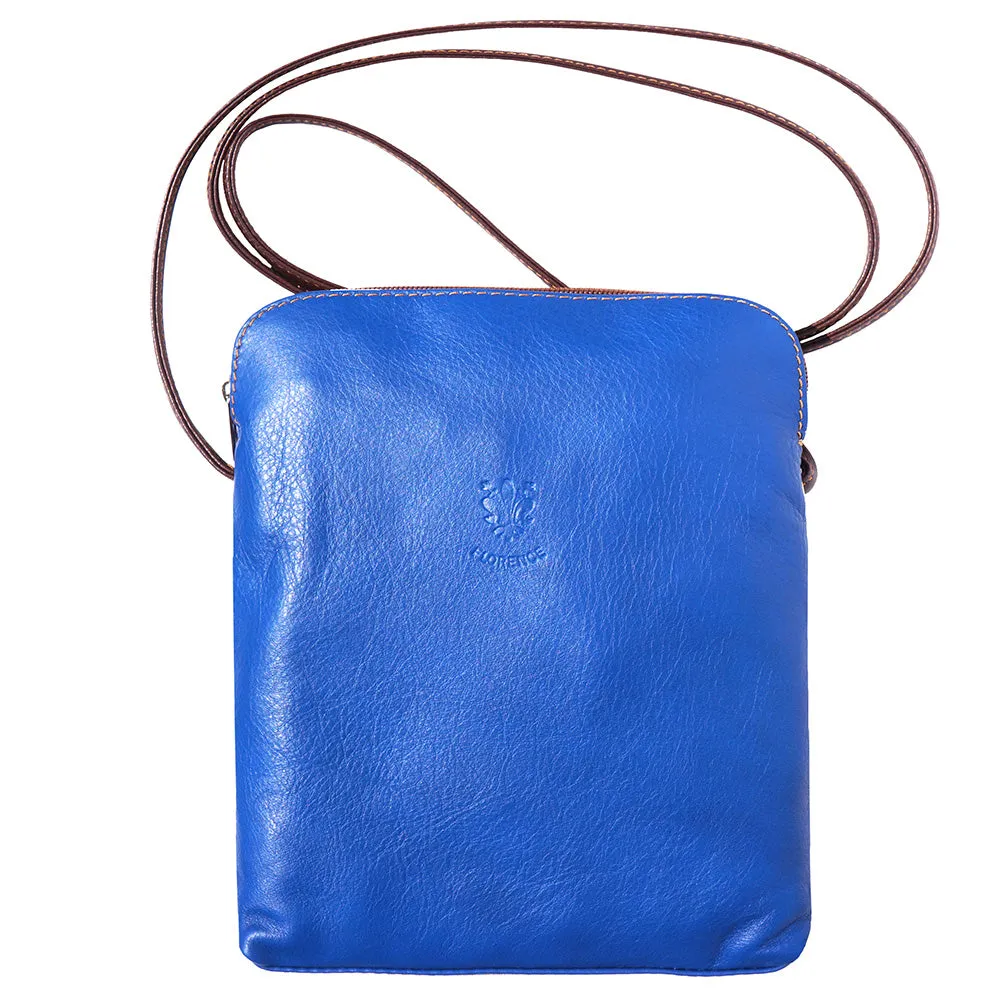 Mia GM leather unisex cross body bag