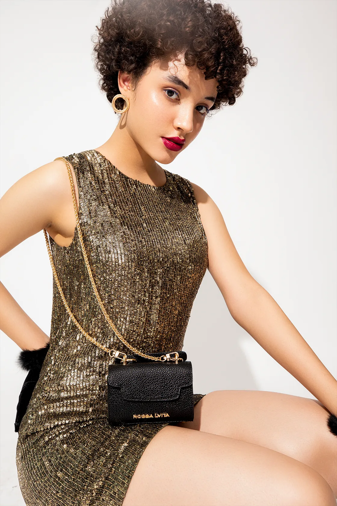 Micro Baguette Bag Midnight Black