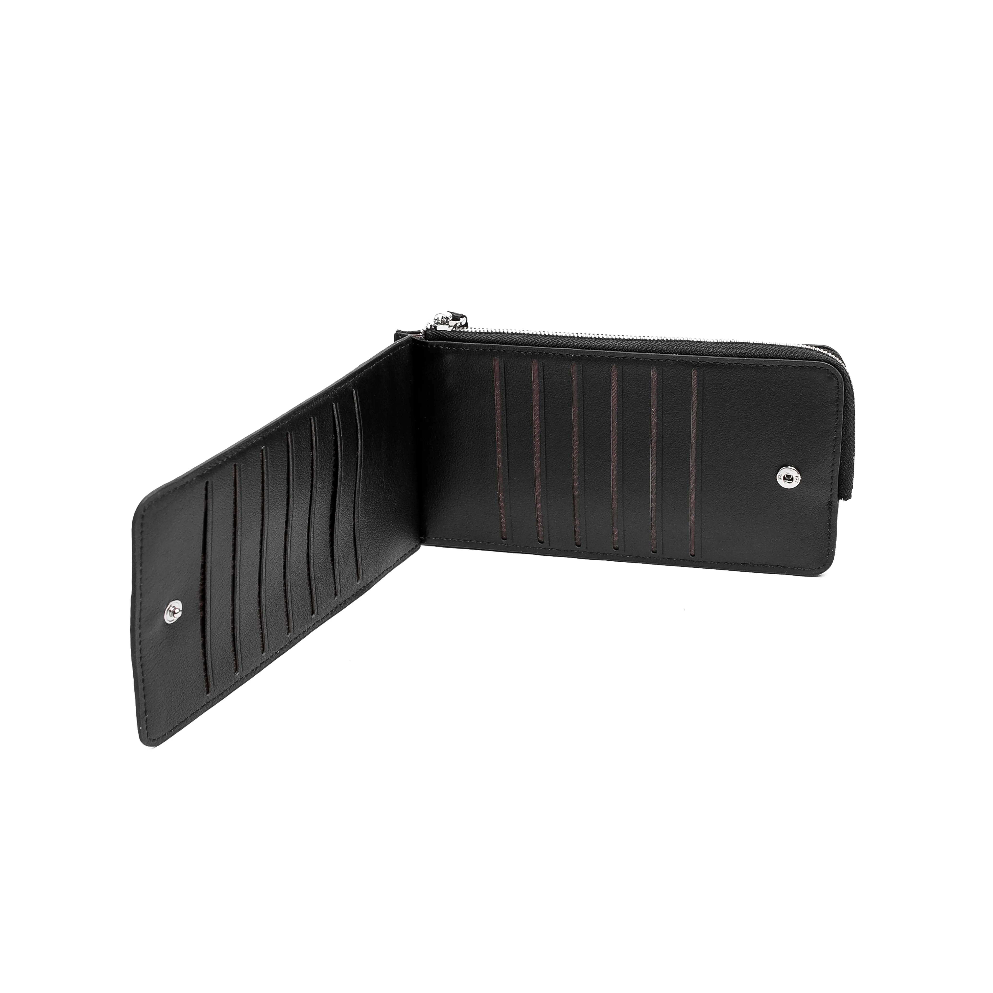Natural CrocoSkin Card Holder Wallet