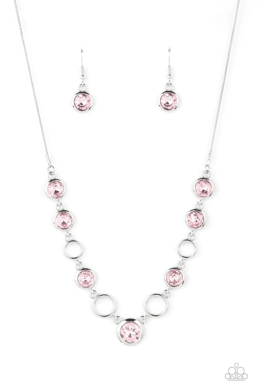 Necklaces Elegantly Elite - Pink VDAY SET V179