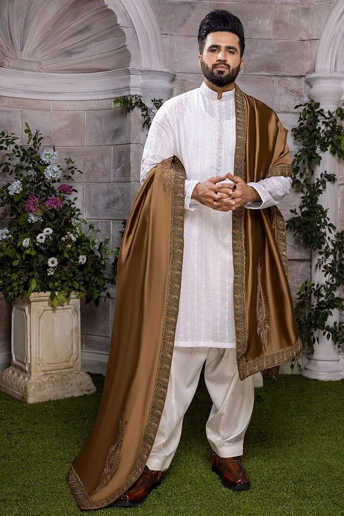 Nilofer Shahid - Royal Essence - Angharkha - Premium Organza - 2 Piece