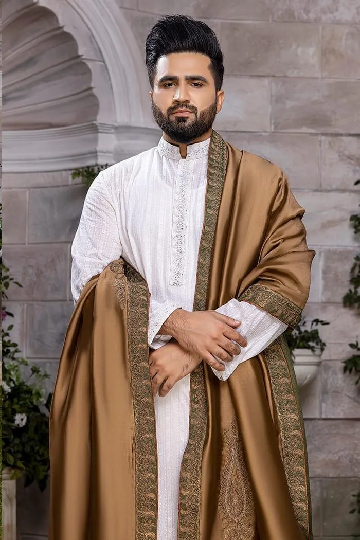 Nilofer Shahid - Royal Essence - Angharkha - Premium Organza - 2 Piece