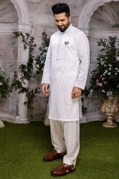 Nilofer Shahid - Royal Essence - Angharkha - Premium Organza - 2 Piece