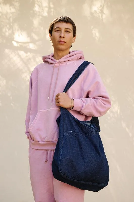 Oversized Denim Tote