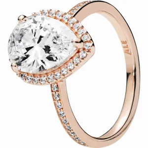 Pandora Rose Radiant Teardrop Ring