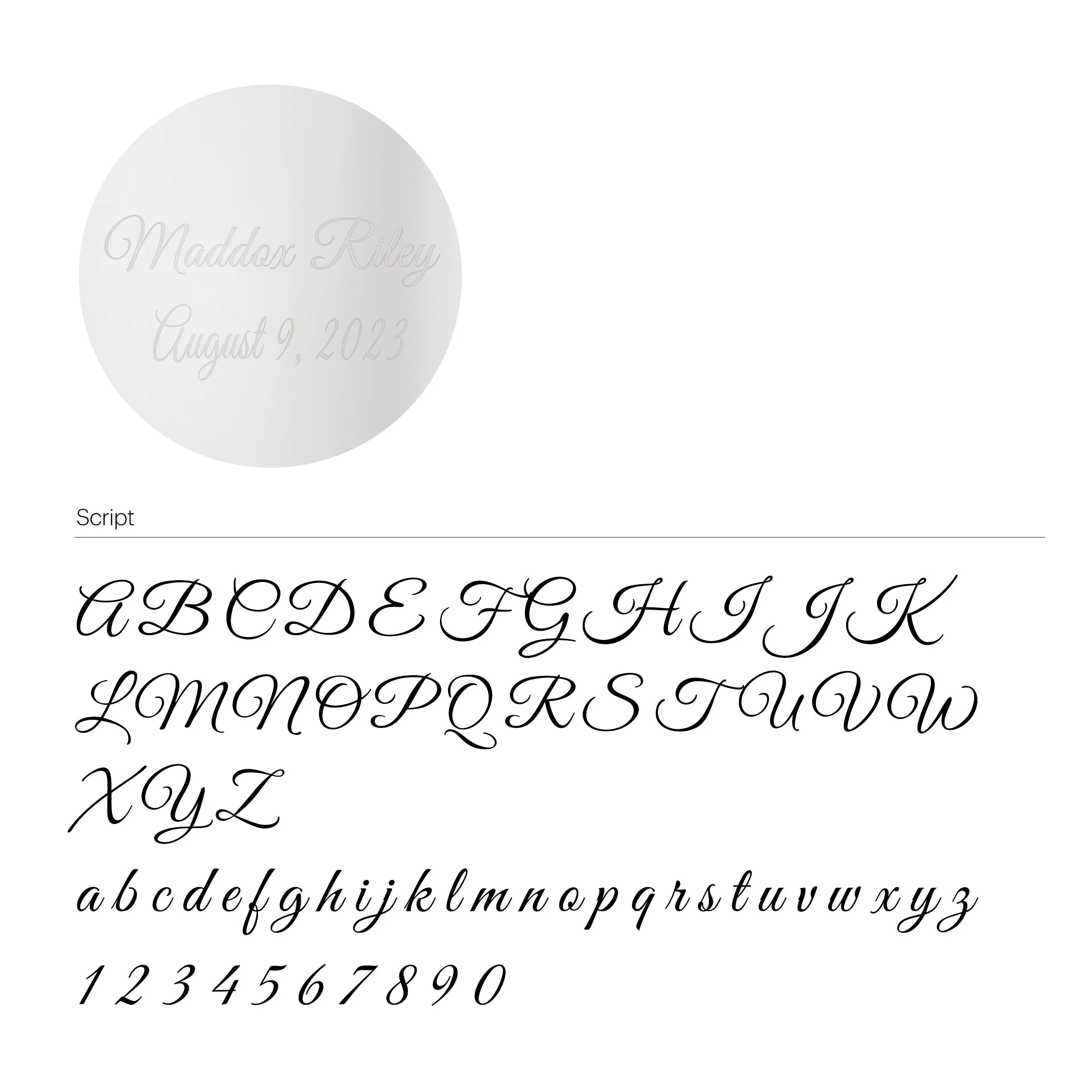 Personalized Sterling Legacy Bell