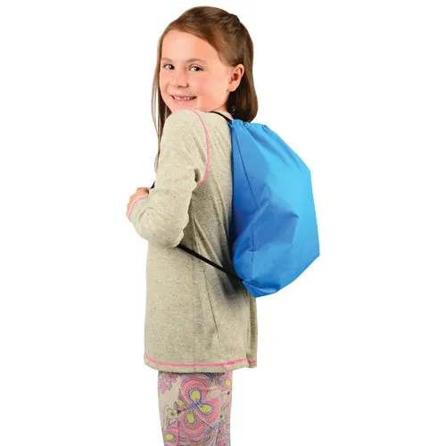 Primary Drawstring Backpacks Novelty (pack of 12)