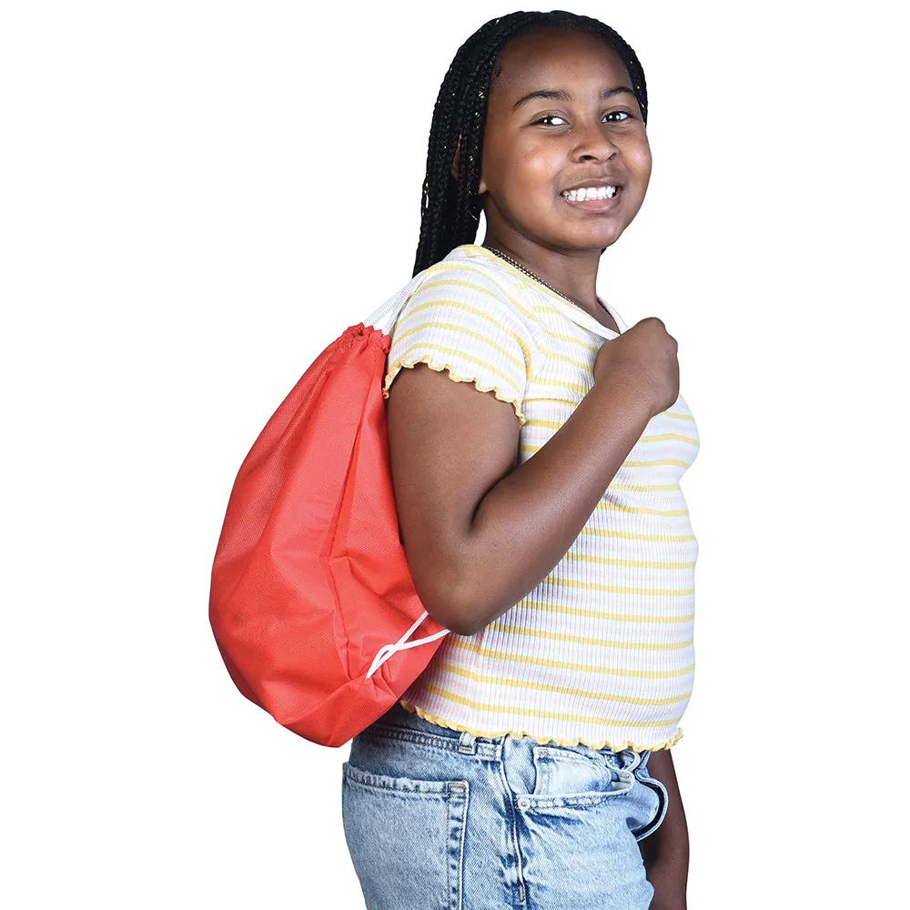 Primary Drawstring Backpacks Novelty (pack of 12)