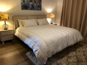 Queen Size Walled and Channel Quilt 95% Polish Mother Goose Down 7 Blanket Warmth 900 Fill Power