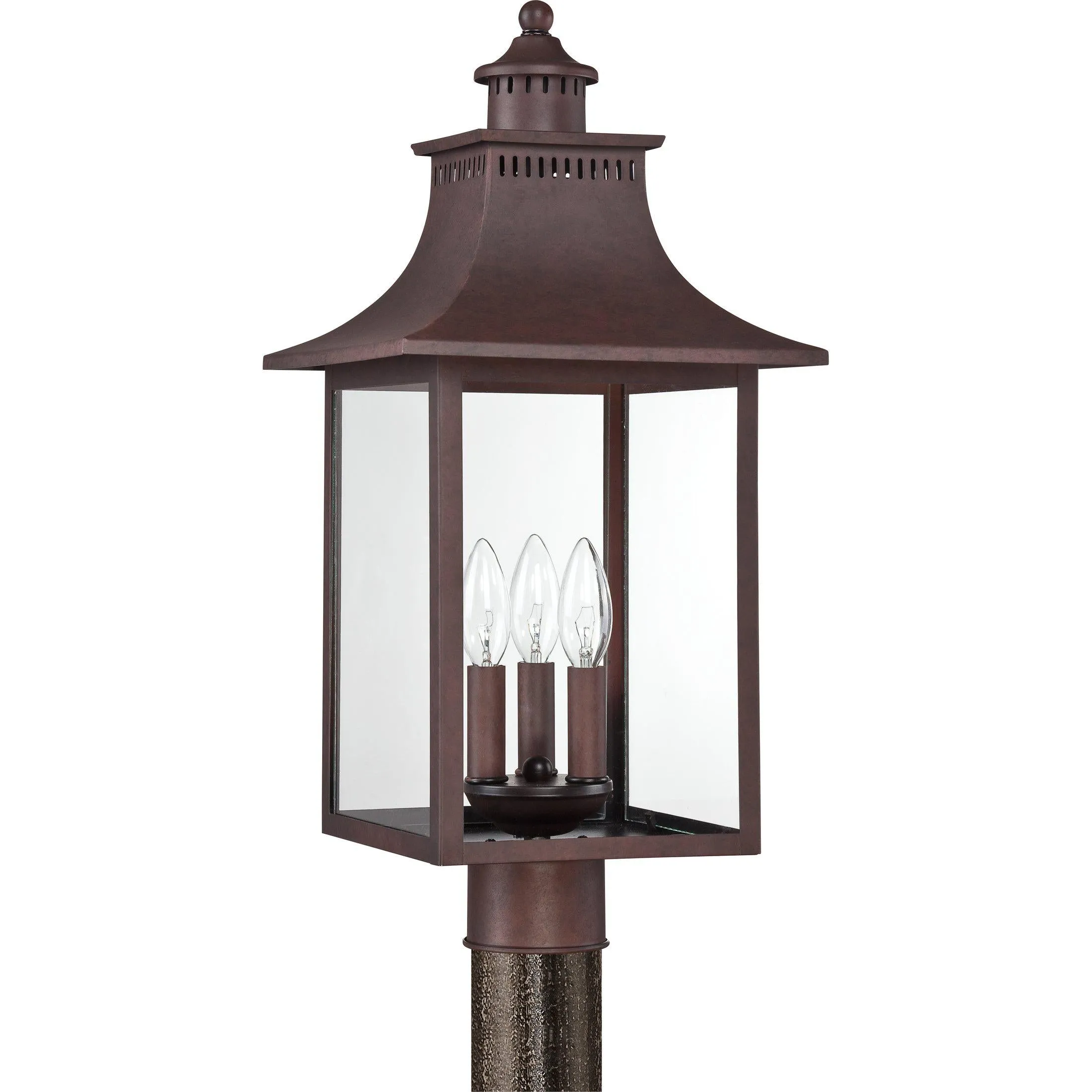 Quoizel  Chancellor Outdoor Lantern, Post
