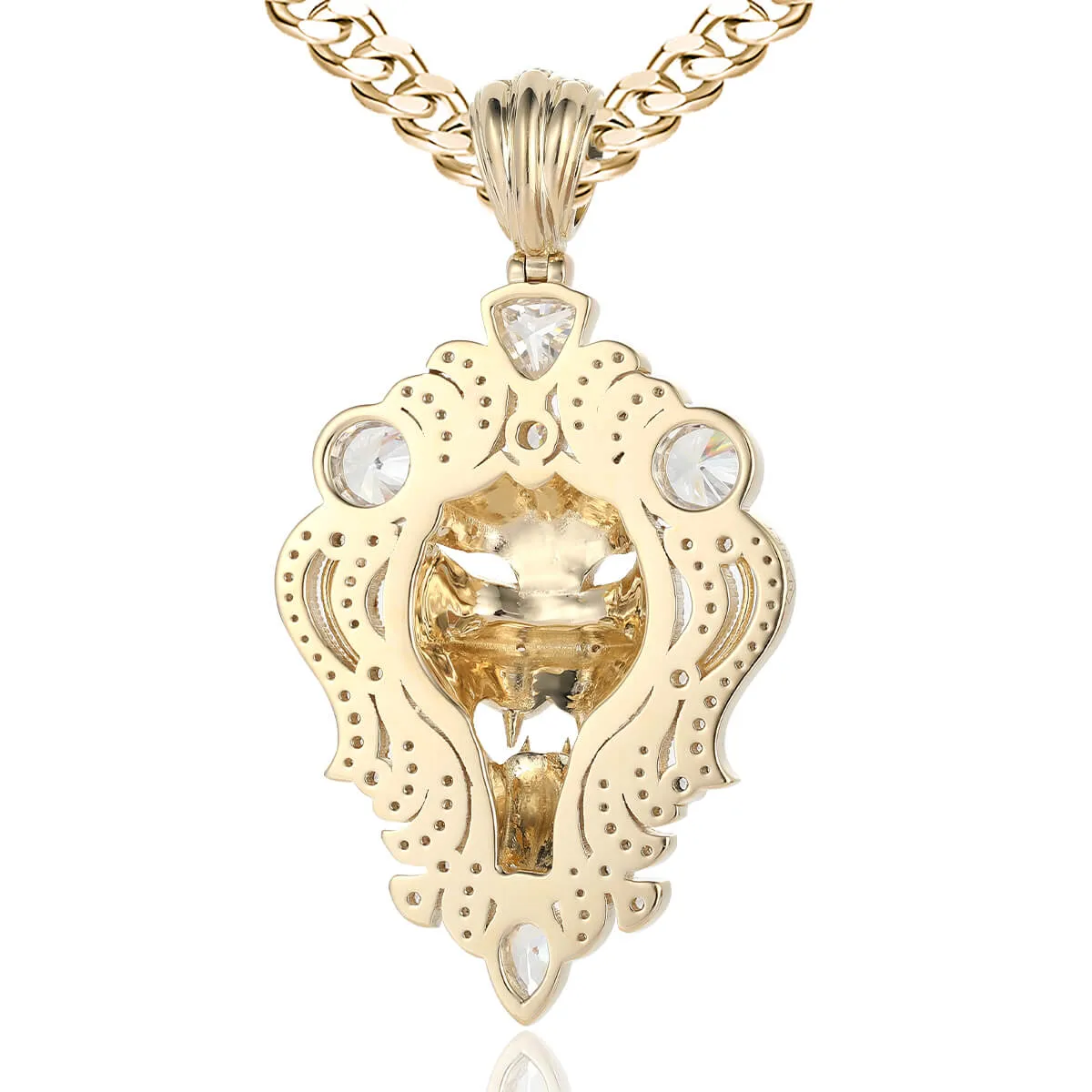 Radiant Mane Lion Pendant