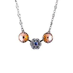 Rosette Trio Pendant in "Cookie Dough" *Custom*