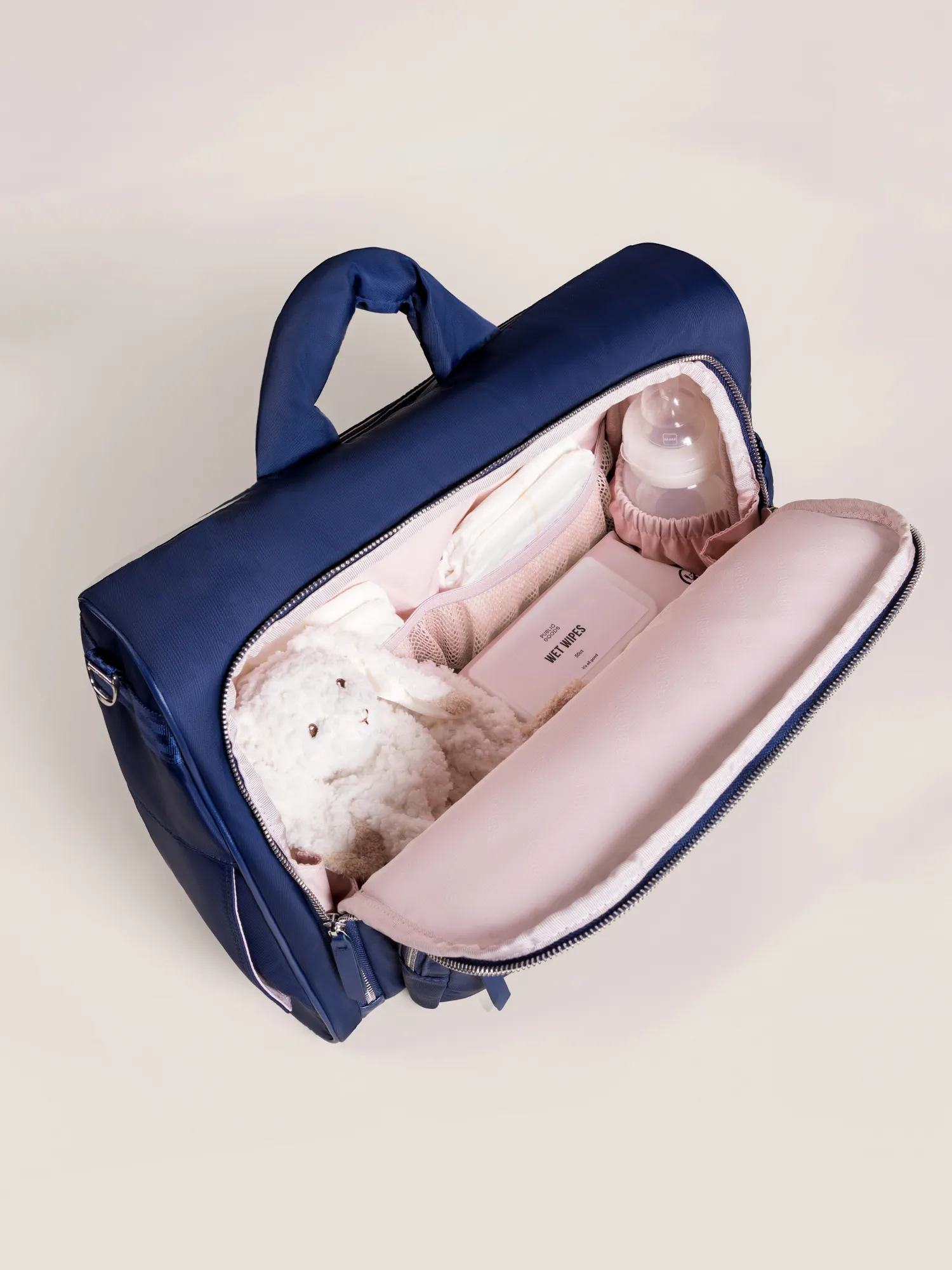Satchel Diaper Bag | Navy