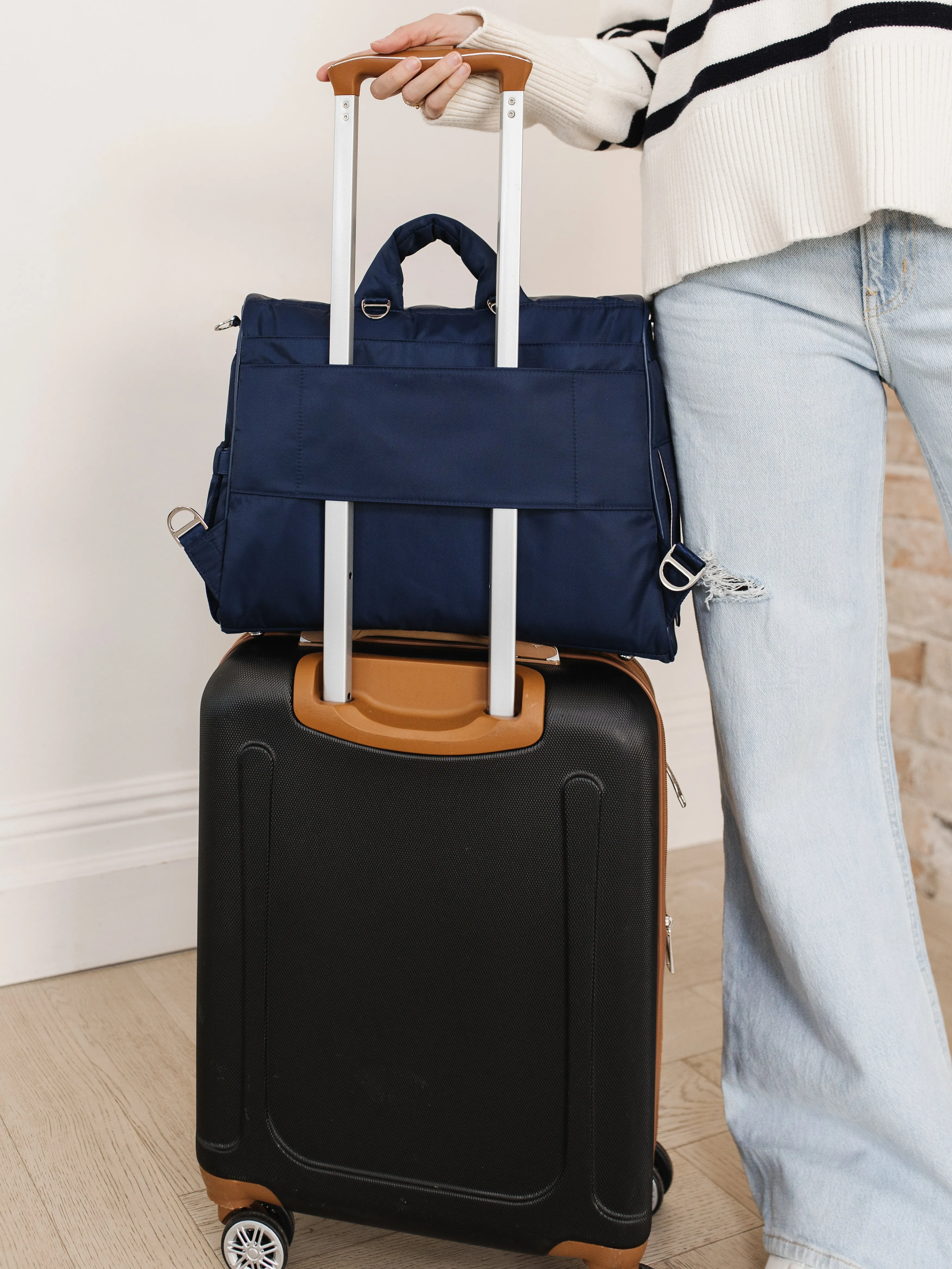 Satchel Diaper Bag | Navy