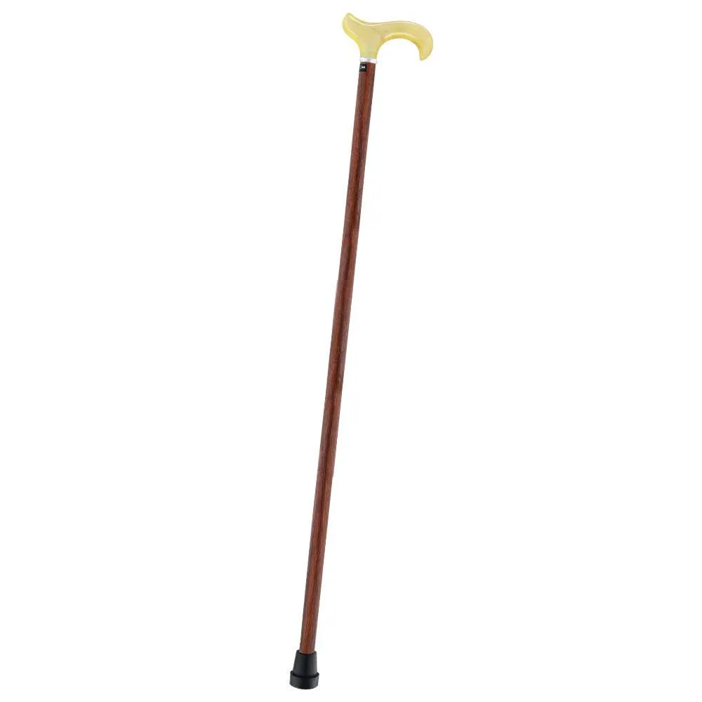 Scratch & Dent Lemon Ice Derby Walking Cane With Genuine Rosewood Shaft and Silver Collar V1483