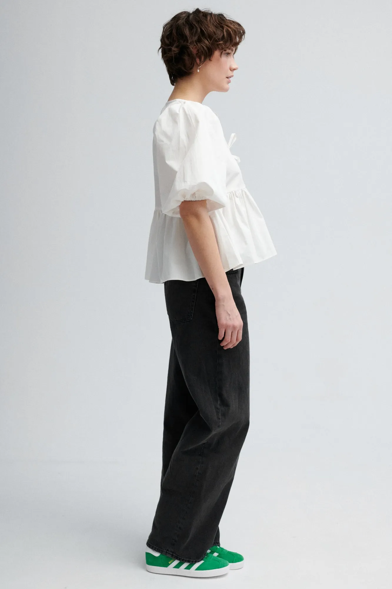 Shirt in organic cotton / 12 / 10 / cream white