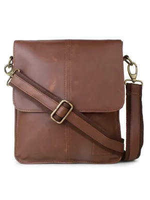 Solid Messenger Bag for men