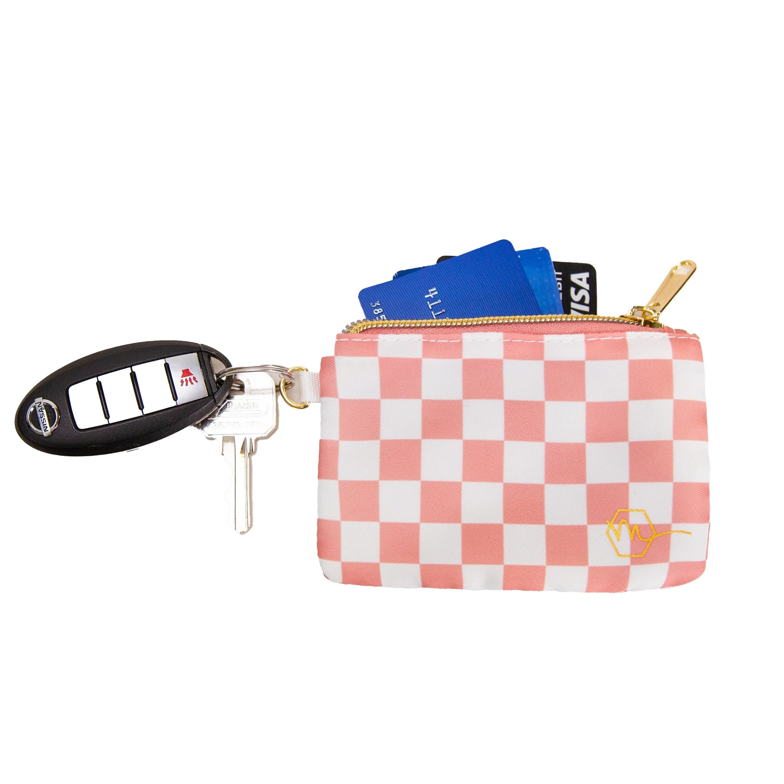 Sport Wallet - Pink Checkered