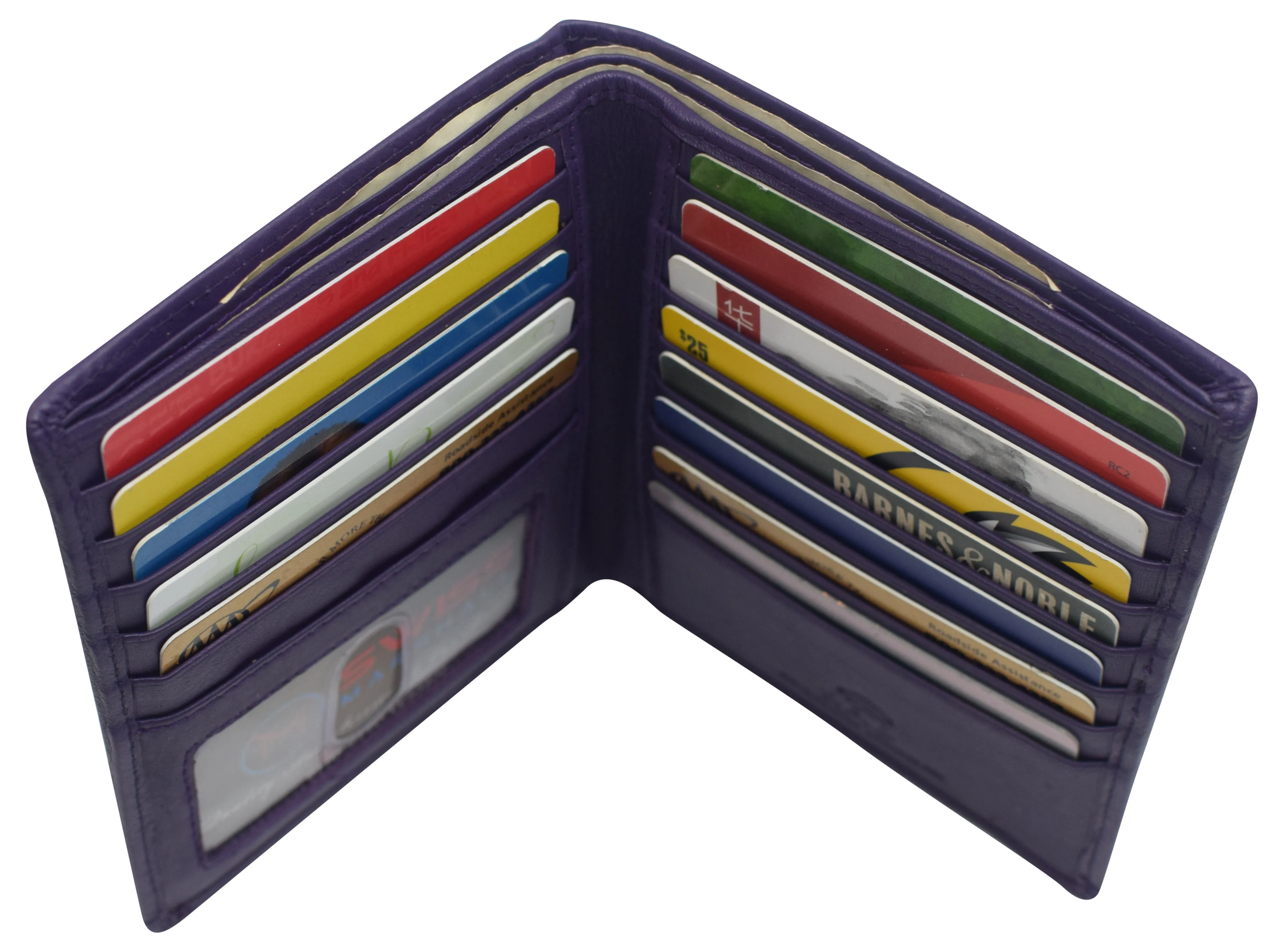 Swiss Marshall RFID Men's Slim Bifold Hipster Premium Leather Euro Wallet