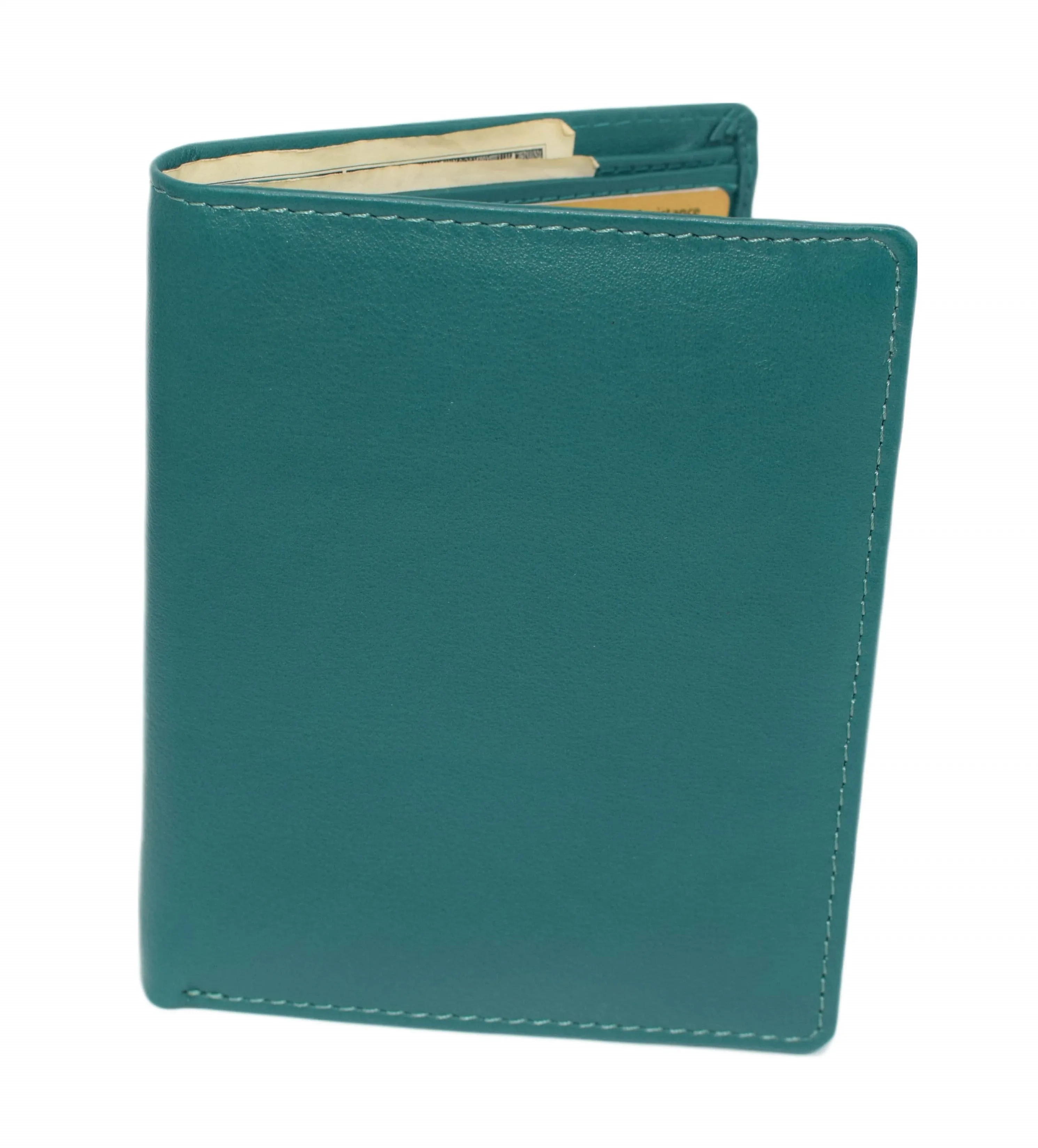 Swiss Marshall RFID Men's Slim Bifold Hipster Premium Leather Euro Wallet