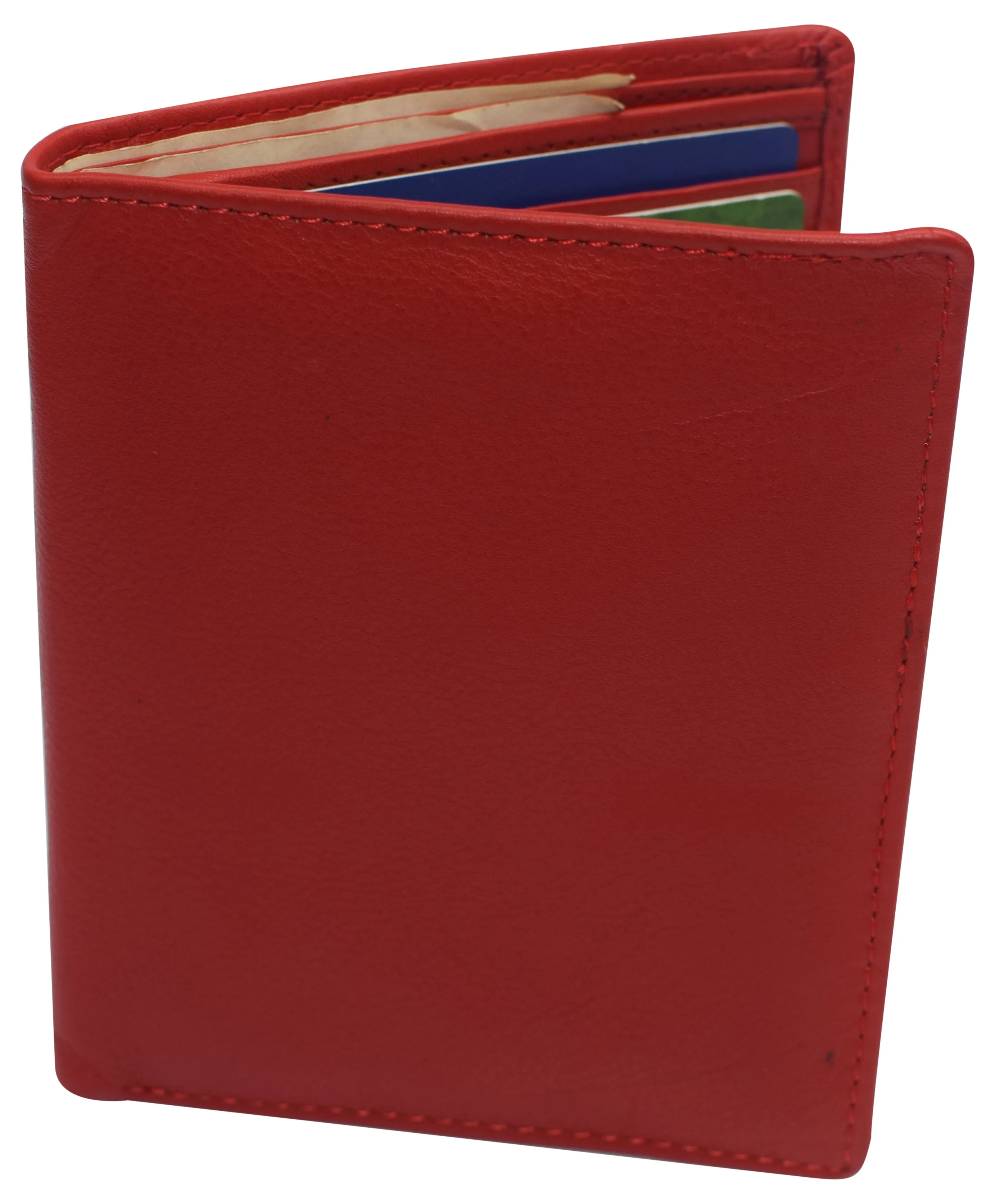 Swiss Marshall RFID Men's Slim Bifold Hipster Premium Leather Euro Wallet