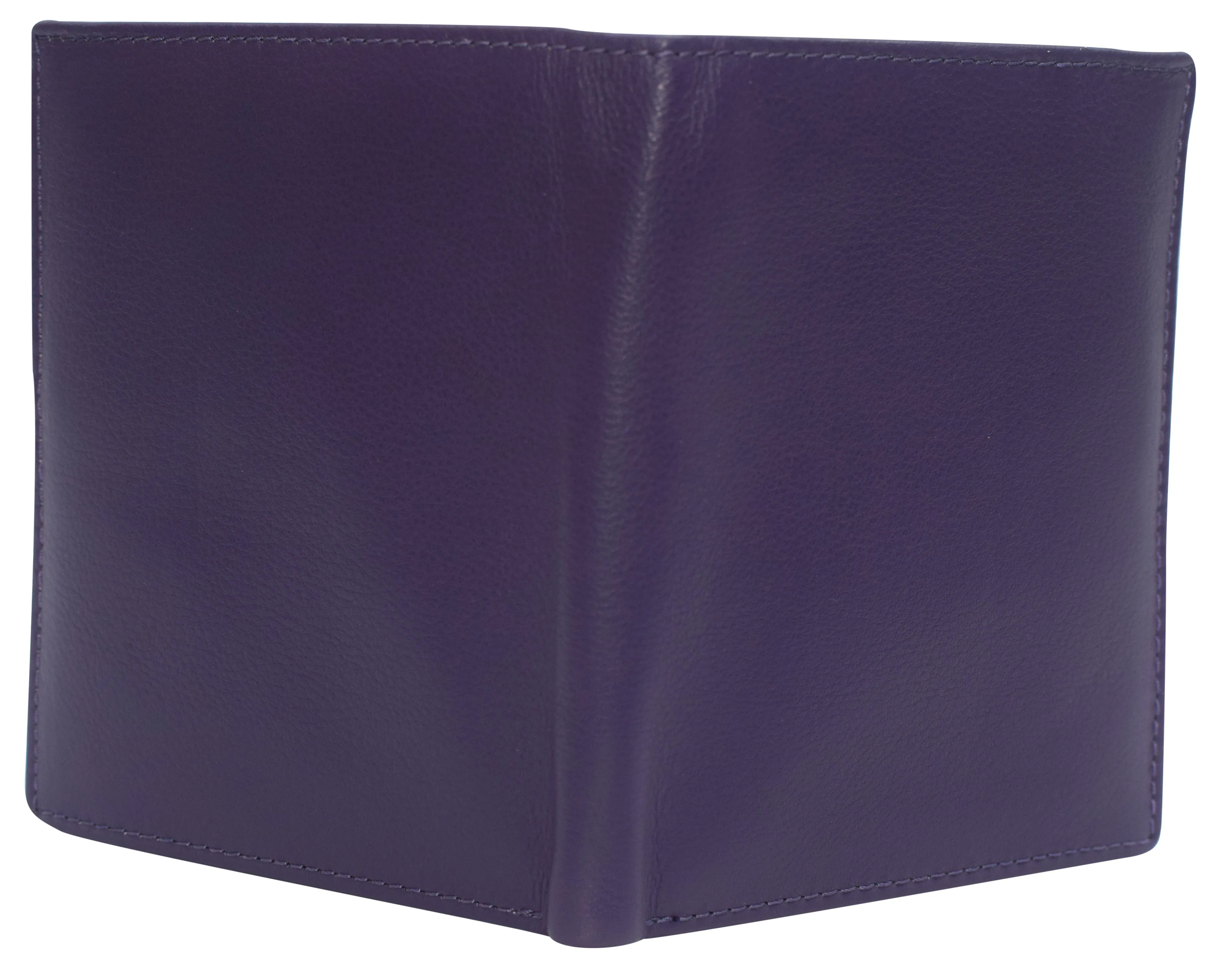 Swiss Marshall RFID Men's Slim Bifold Hipster Premium Leather Euro Wallet