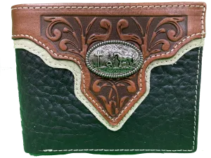 Top Notch Accessories HF114BK Black Bifold Praying Cowboy Concho