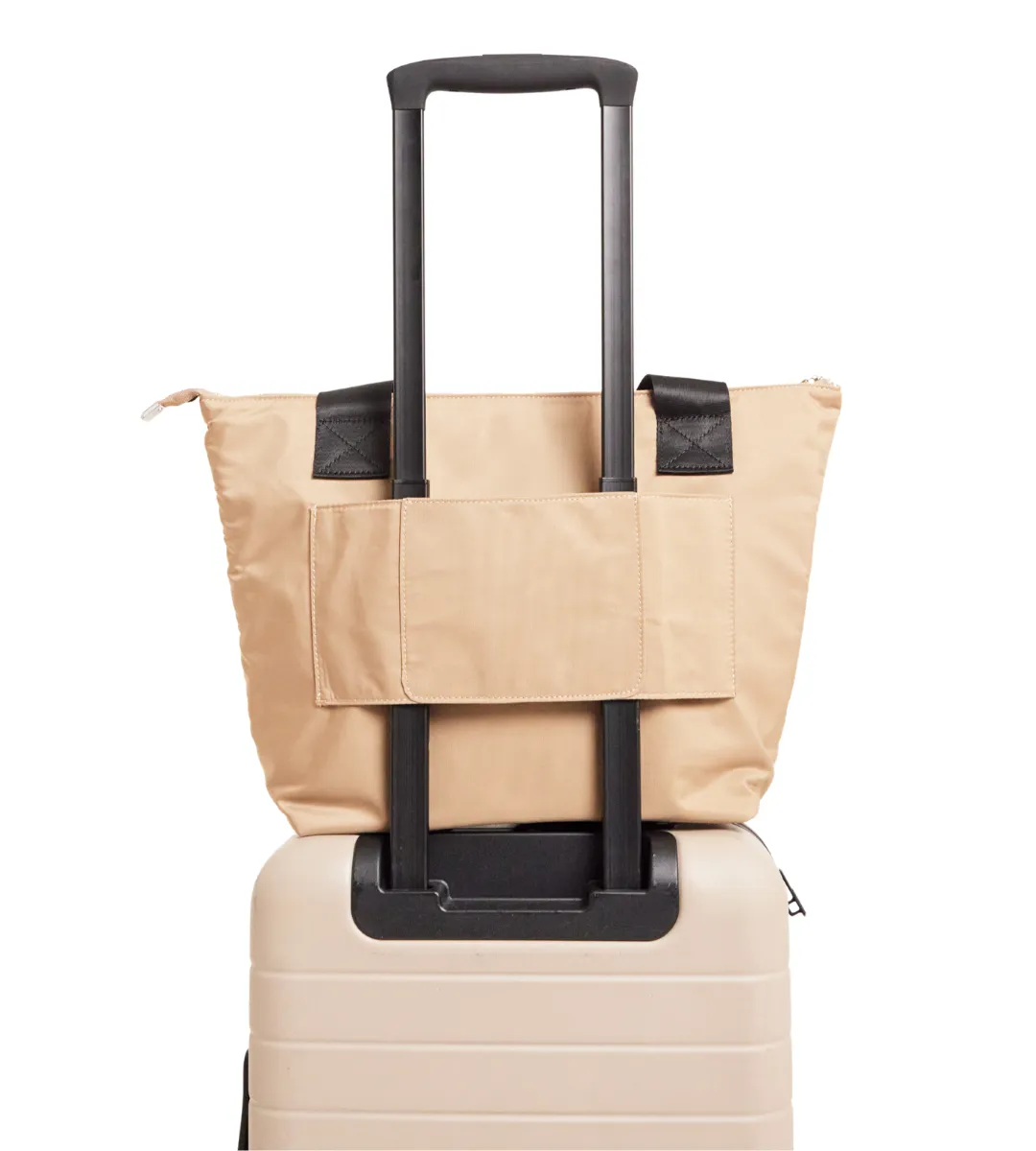 TWO-TONED TOTE BAG