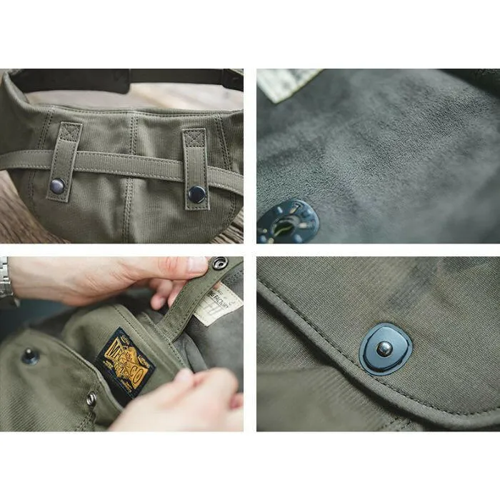 Vintage Canvas Deck Shoulder Waist Chest Bag P0579
