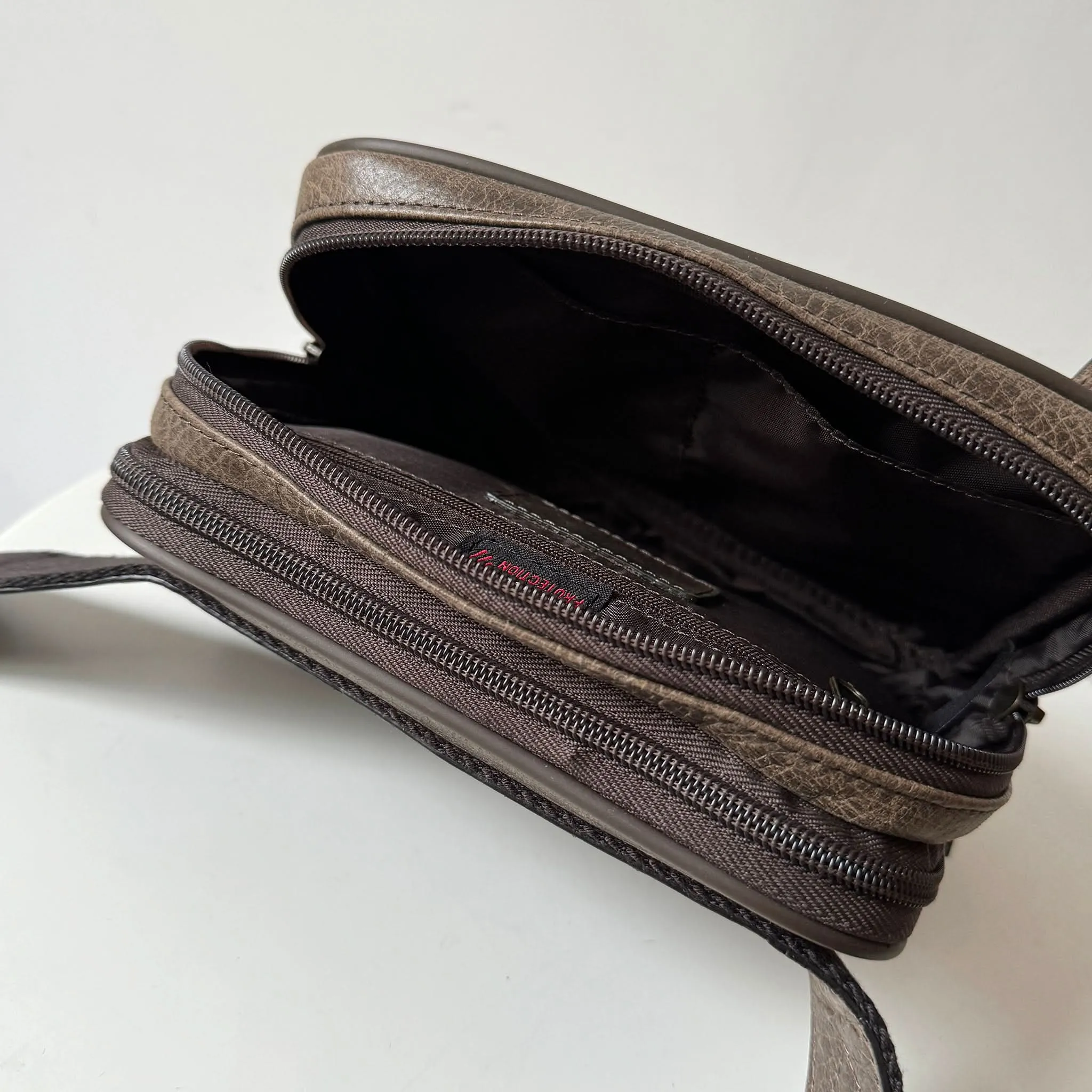 Waist Bag - Full Grain Crazy Horse Leather Belt Bag