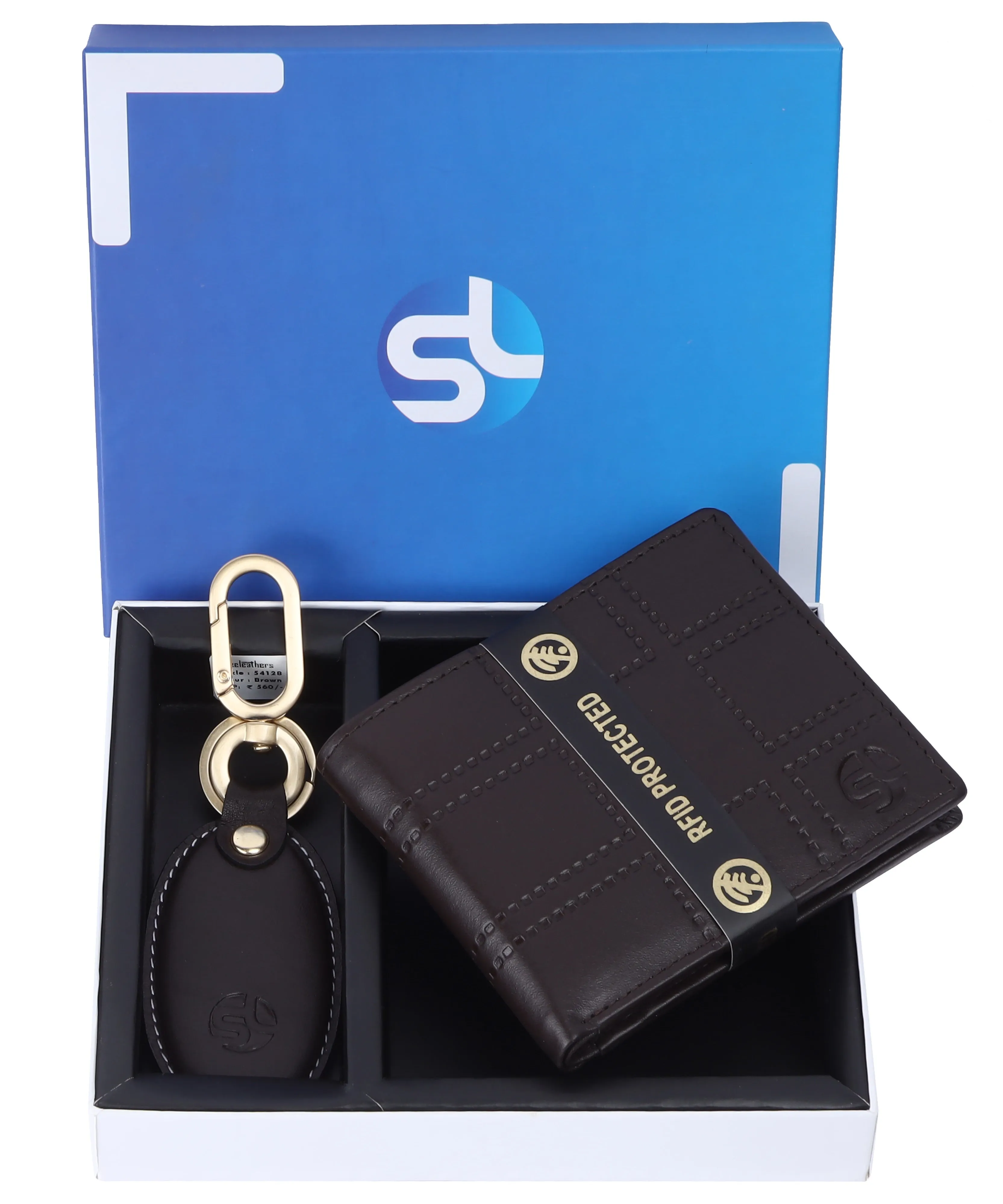 WALLETS WITH KEY RING GIFT COMBO 54128 (RFID)