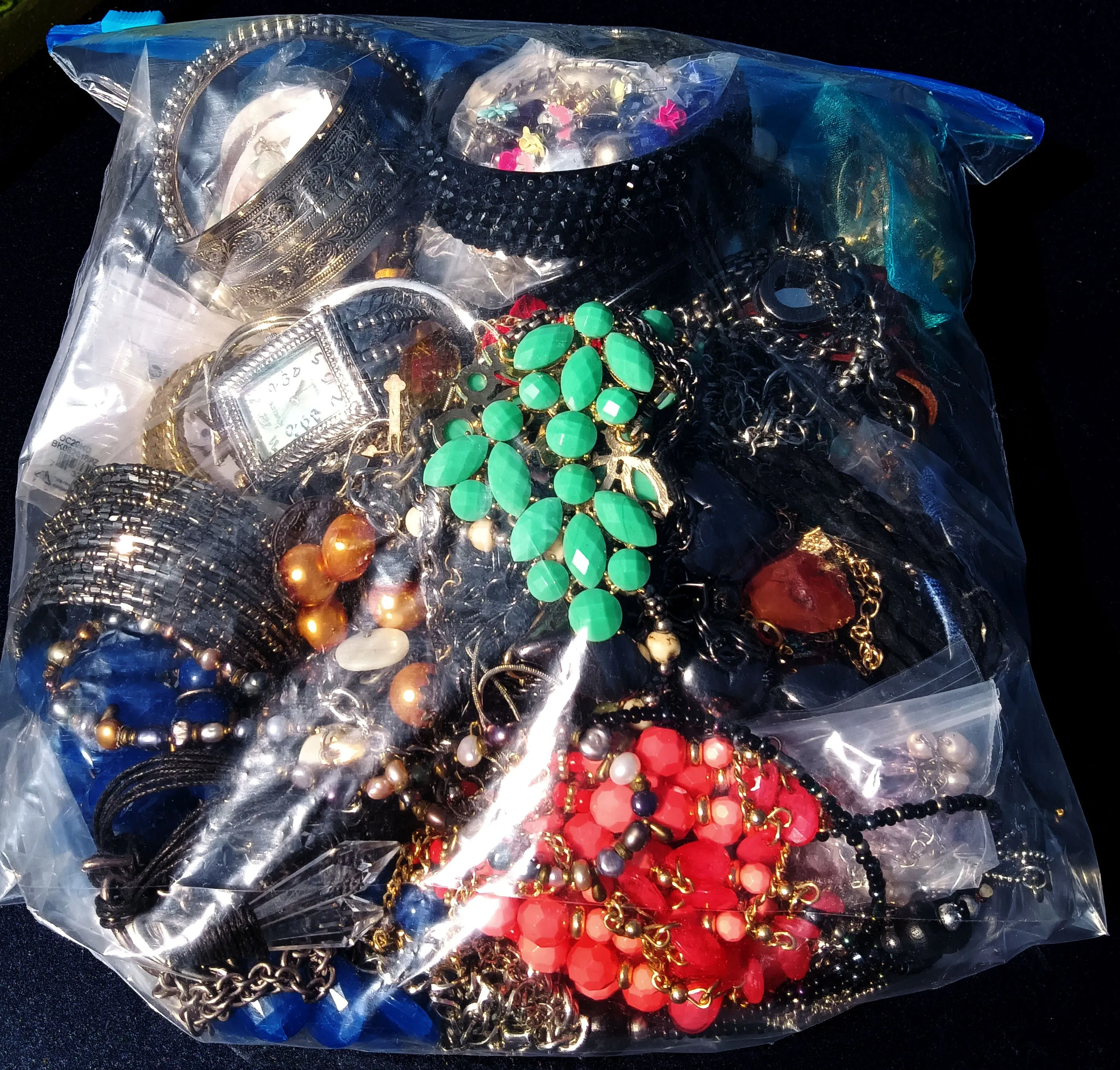 Wearable  Costume Jewelry Mystery Bag #22