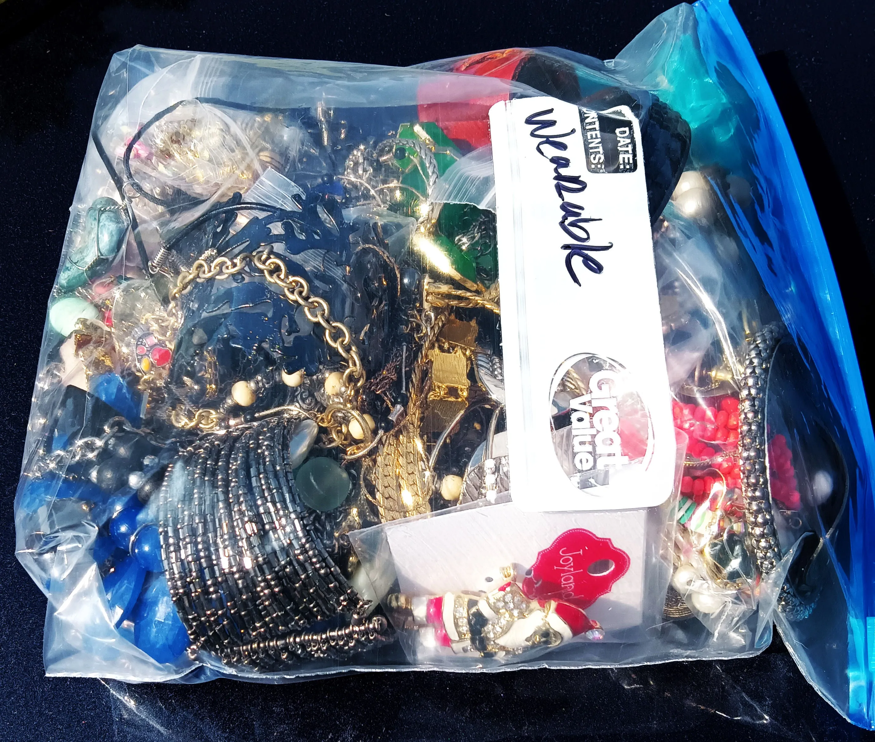 Wearable  Costume Jewelry Mystery Bag #22