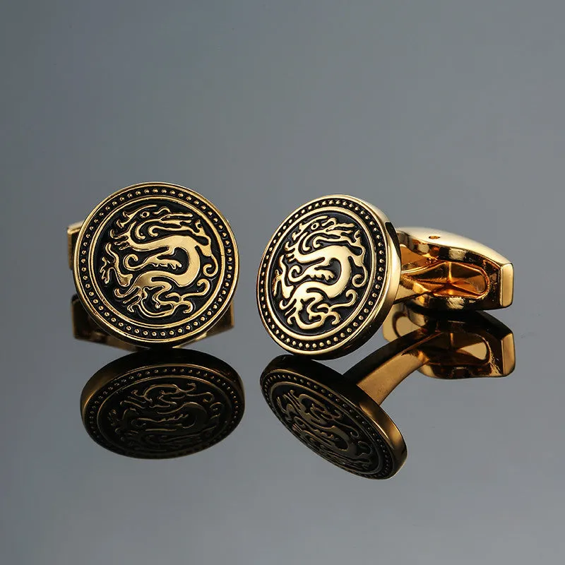XKZM  Classic Elegantly Detailed High Quality Cuff Men's Cuff Links