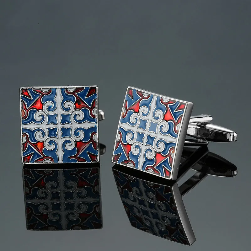 XKZM  Classic Elegantly Detailed High Quality Cuff Men's Cuff Links