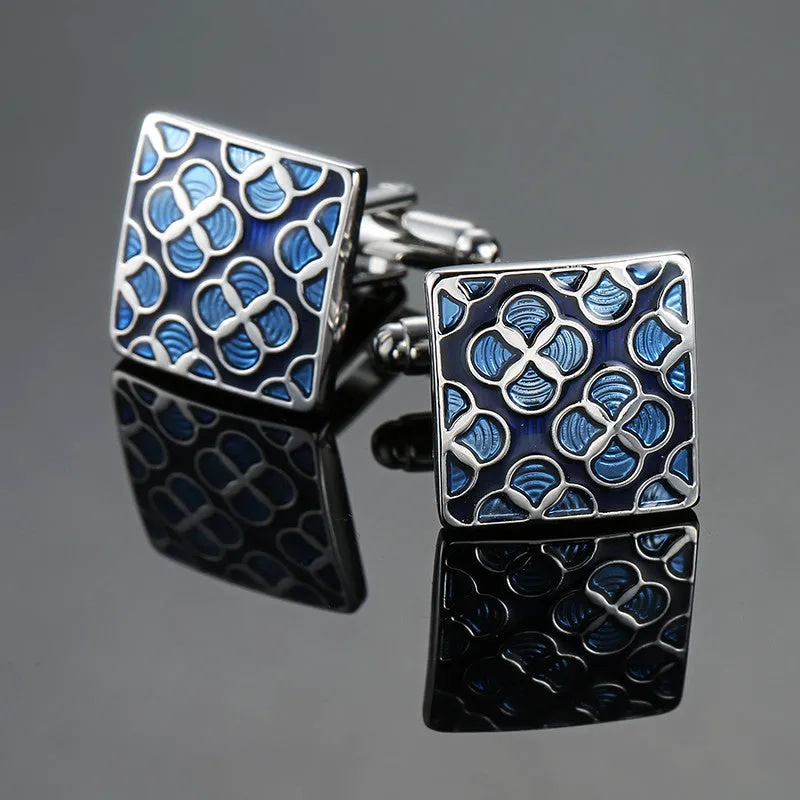 XKZM  Classic Elegantly Detailed High Quality Cuff Men's Cuff Links