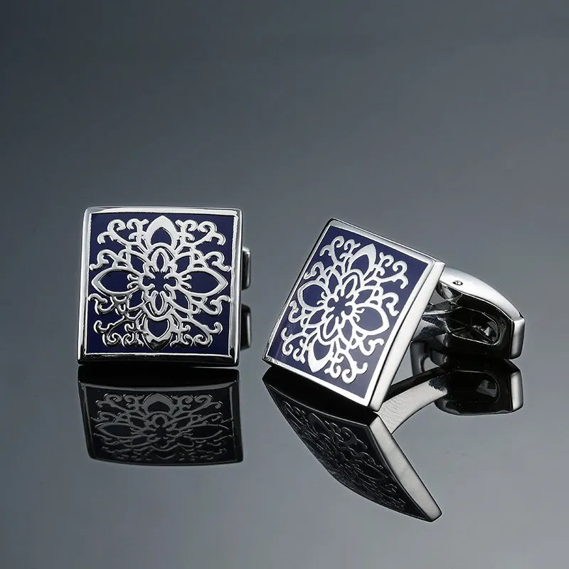 XKZM  Classic Elegantly Detailed High Quality Cuff Men's Cuff Links