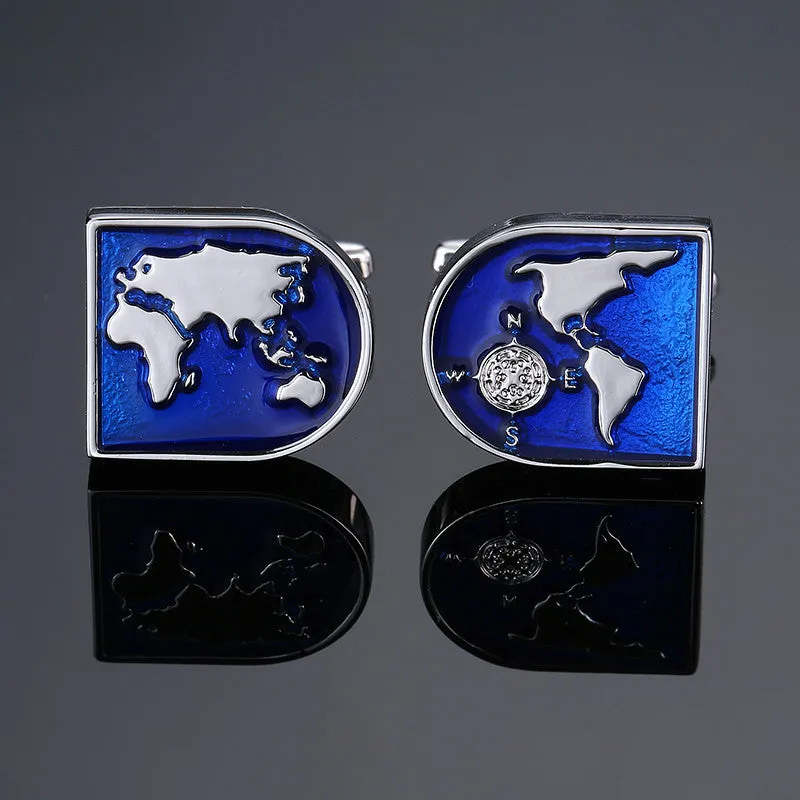 XKZM  Classic Elegantly Detailed High Quality Cuff Men's Cuff Links