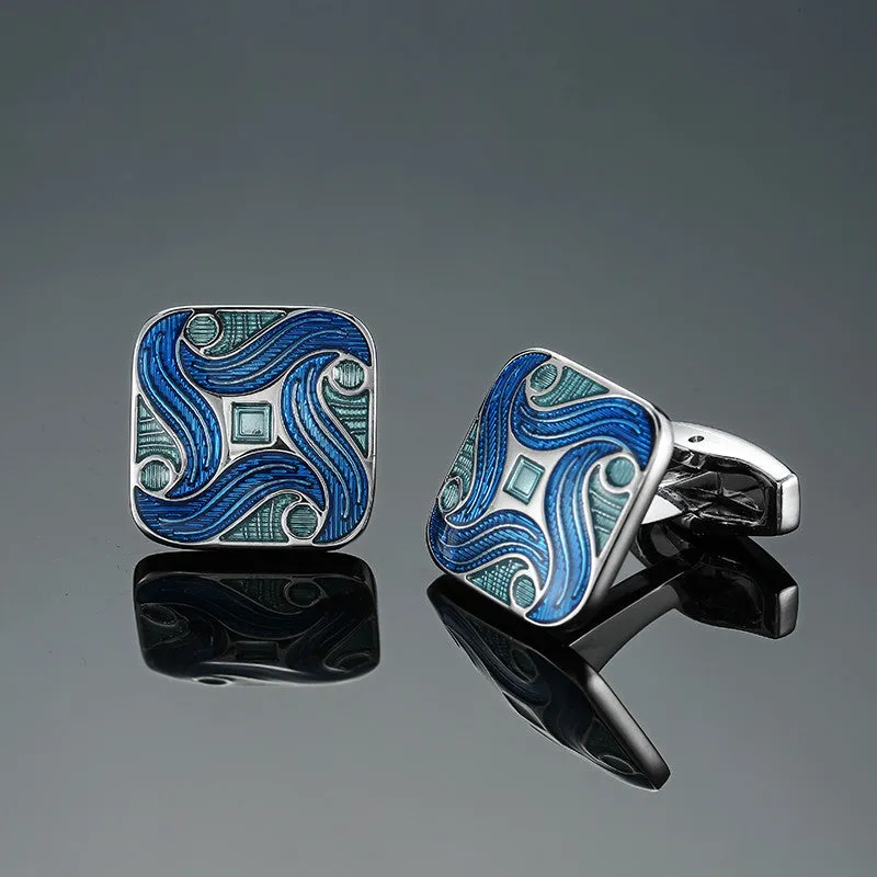 XKZM  Classic Elegantly Detailed High Quality Cuff Men's Cuff Links