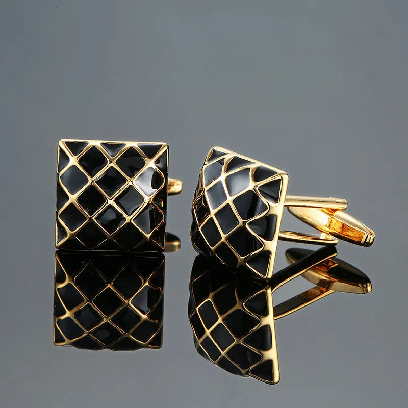 XKZM  Classic Elegantly Detailed High Quality Cuff Men's Cuff Links