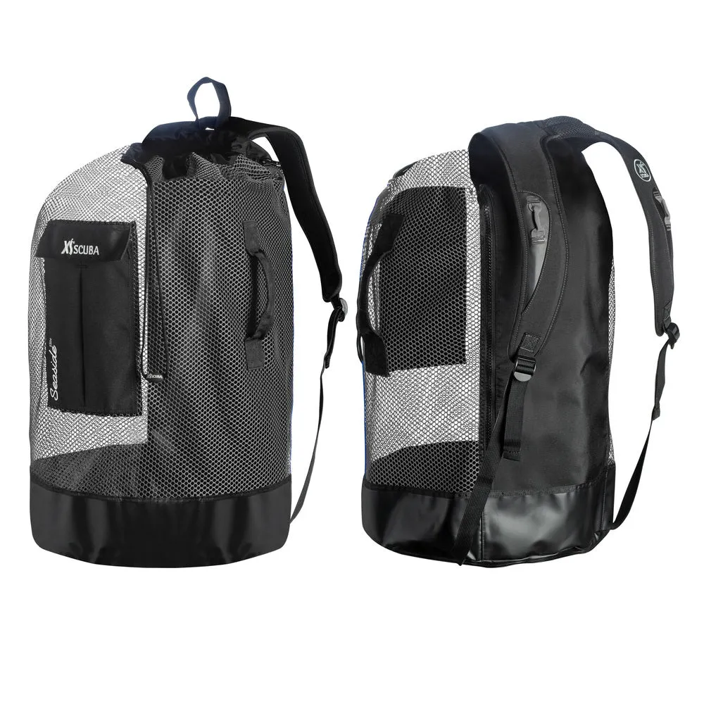 XS SCUBA Seaside Elite Polyester Mesh Bag with Tarpaulin Panel