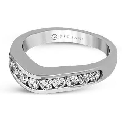 ZR1141 Anniversary Ring in 14k Gold with Diamonds