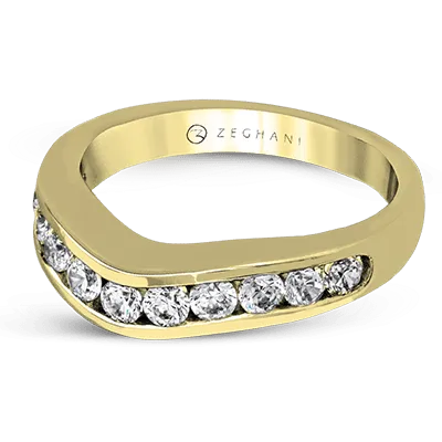 ZR1141 Anniversary Ring in 14k Gold with Diamonds