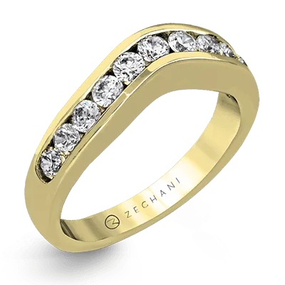 ZR1141 Anniversary Ring in 14k Gold with Diamonds